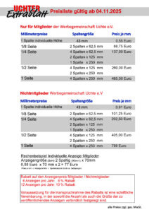 Preisliste Uchter Extrablatt gueltig ab 4 November 2025